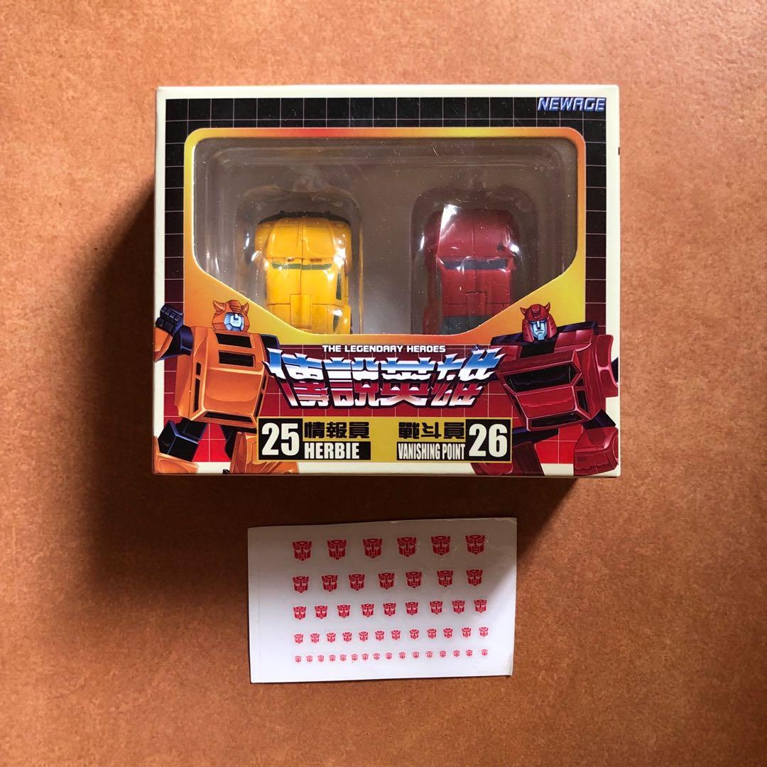 Transformers NewAge New Age H25 H25 Herbie & H26 H26 Vanishing