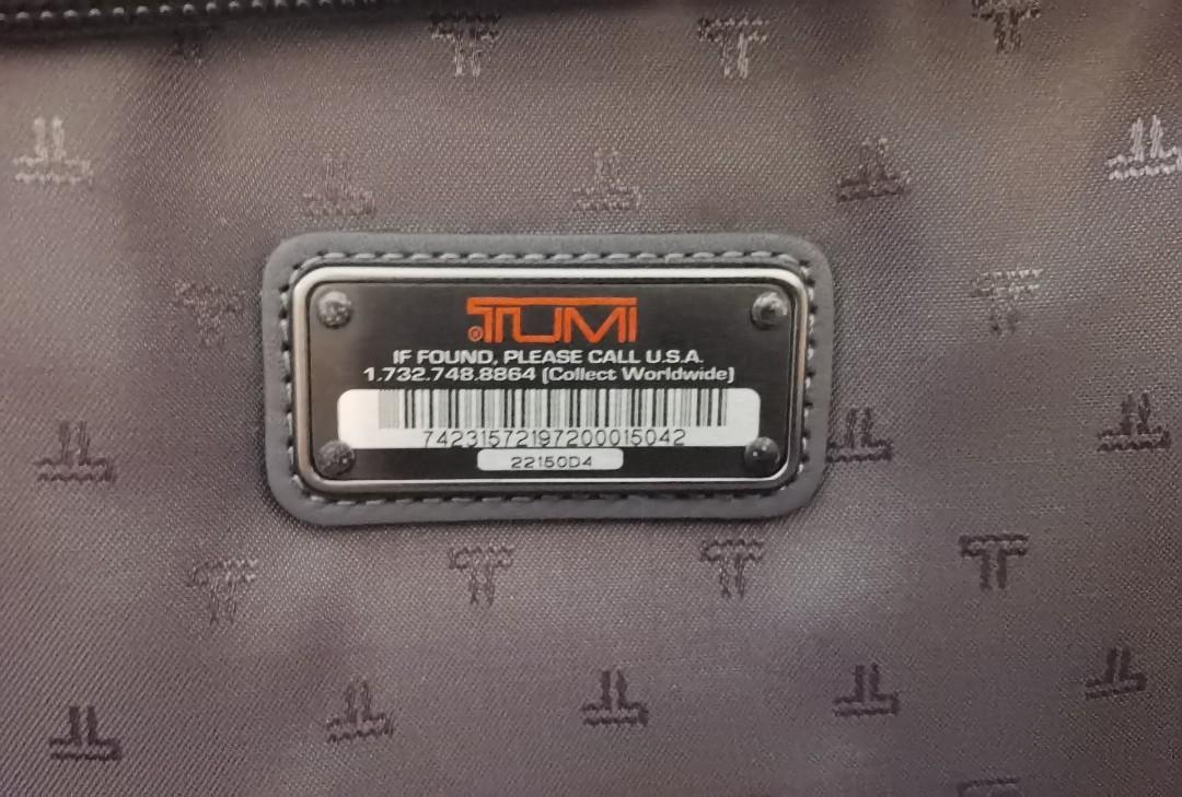 tumi gym carry on with shoe bag inside, Men's Fashion, Bags, Belt bags