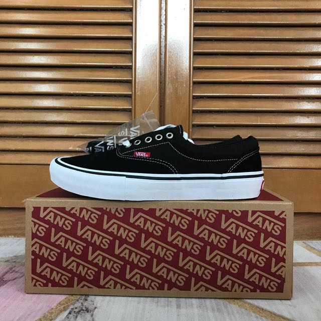 Vans era online pro black white