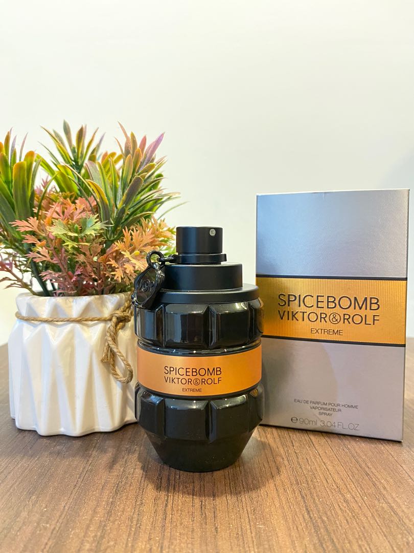 Viktor \u0026 Rolf Spicebomb Extreme Partial 90ml, Beauty \u0026 Personal Care,  Fragrance \u0026 Deodorants on Carousell