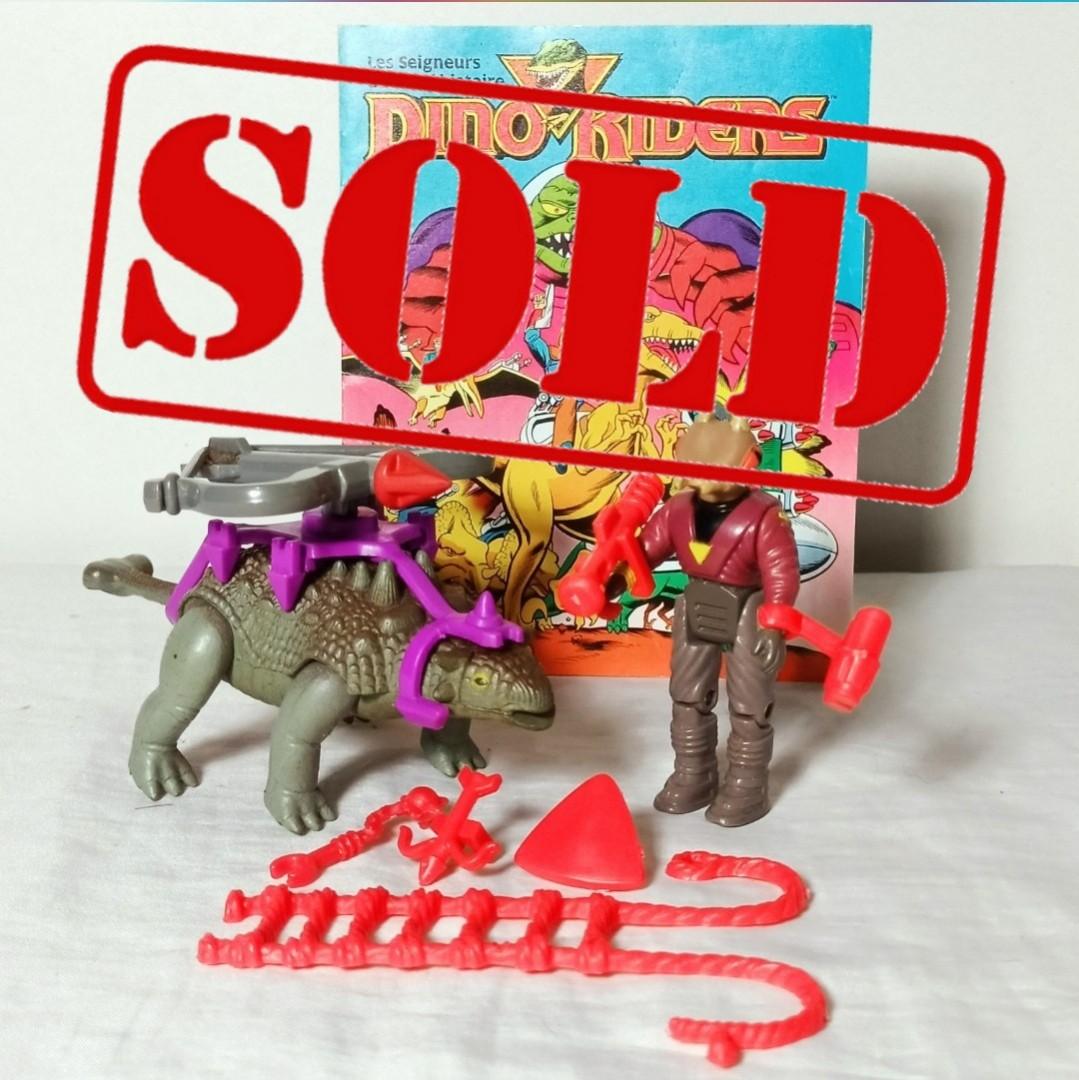Vintage 1980s Dino Riders Ankylosaurus, Hobbies & Toys, Collectibles