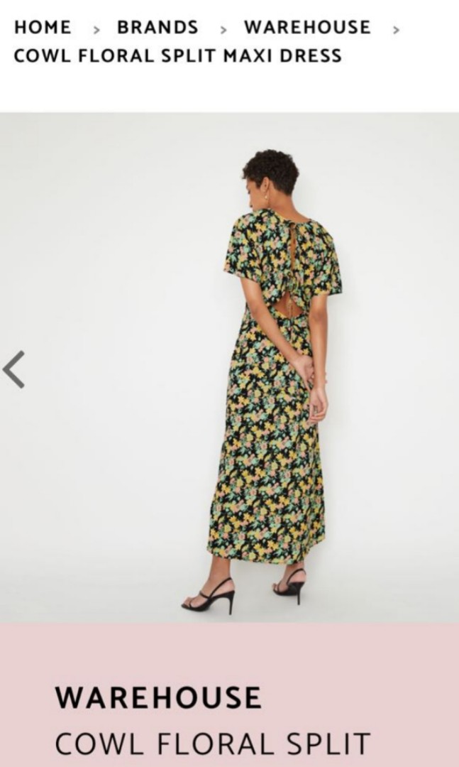 warehouse maxi dress