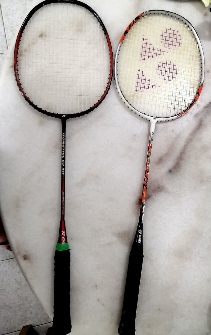 Yonex Isometric light badminton racquet, Equipment, Sports & Games, Racket & Ball Sports on Carousell