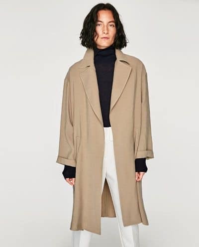 Zara flowy trench deals