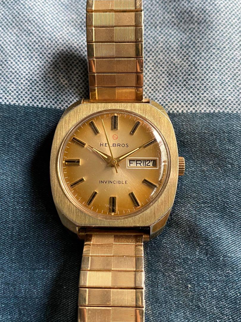 1970s Helbros Invincible West German gents watch