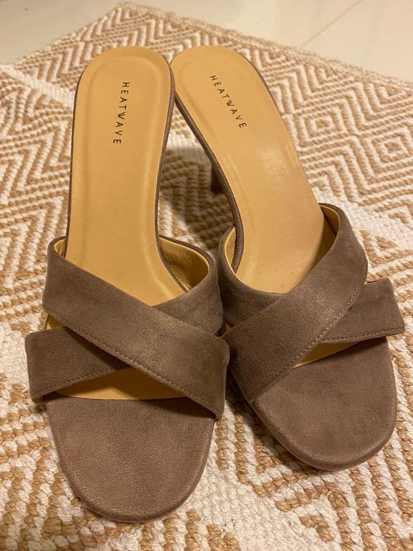 Brown 3 inch heels clearance