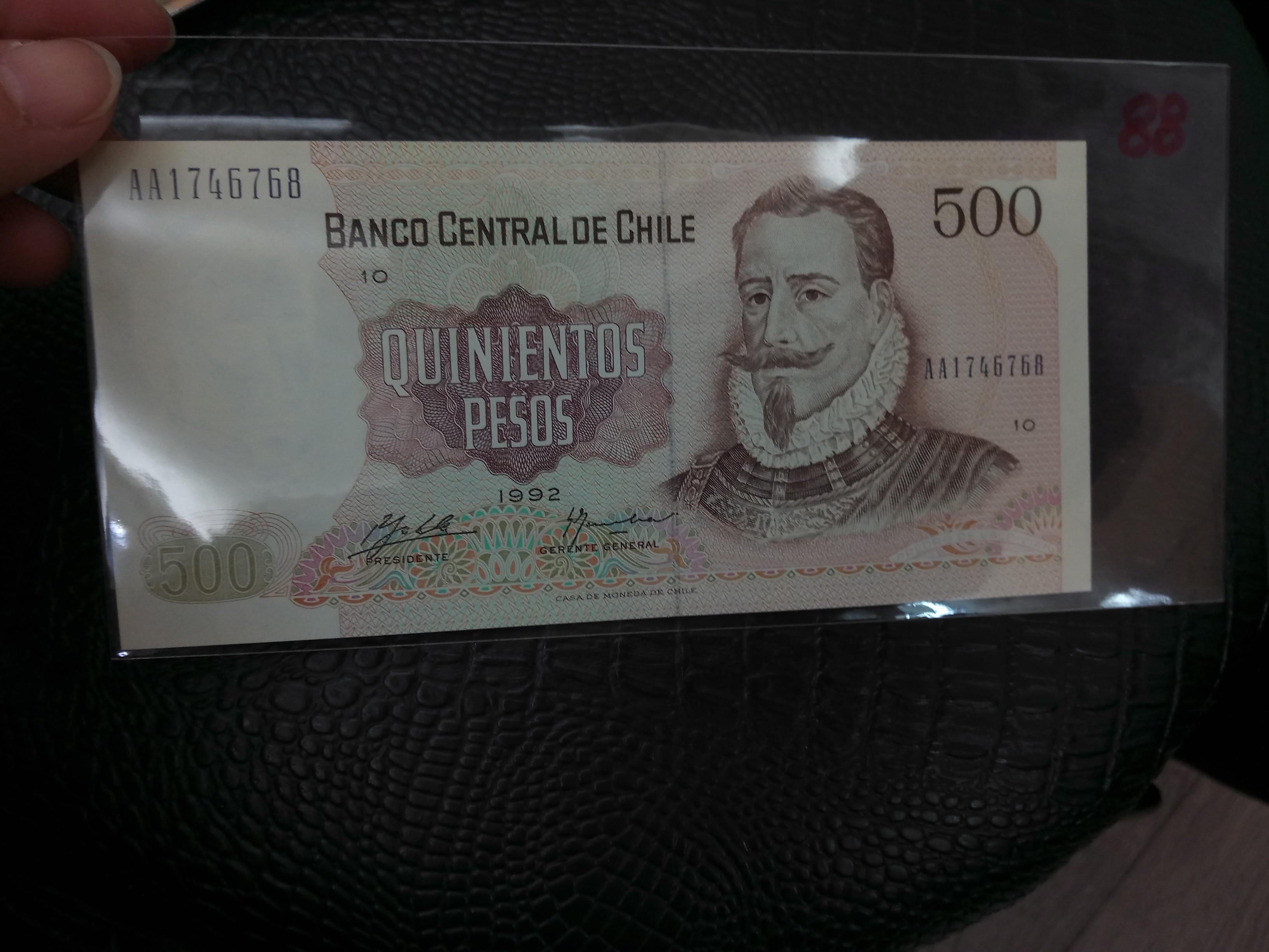 智利紙幣500, 興趣及遊戲, 收藏品及紀念品, 錢幣- Carousell