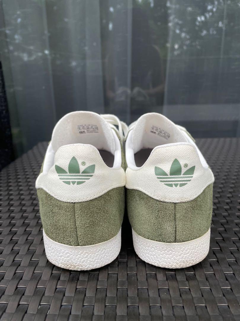 Adidas gazelle pearl grey trace green cheap