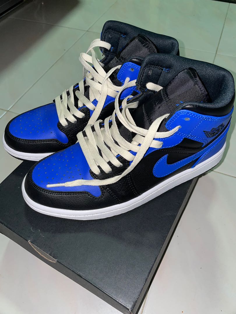 Nike air jordan 1 retro mid hyper royal on sale