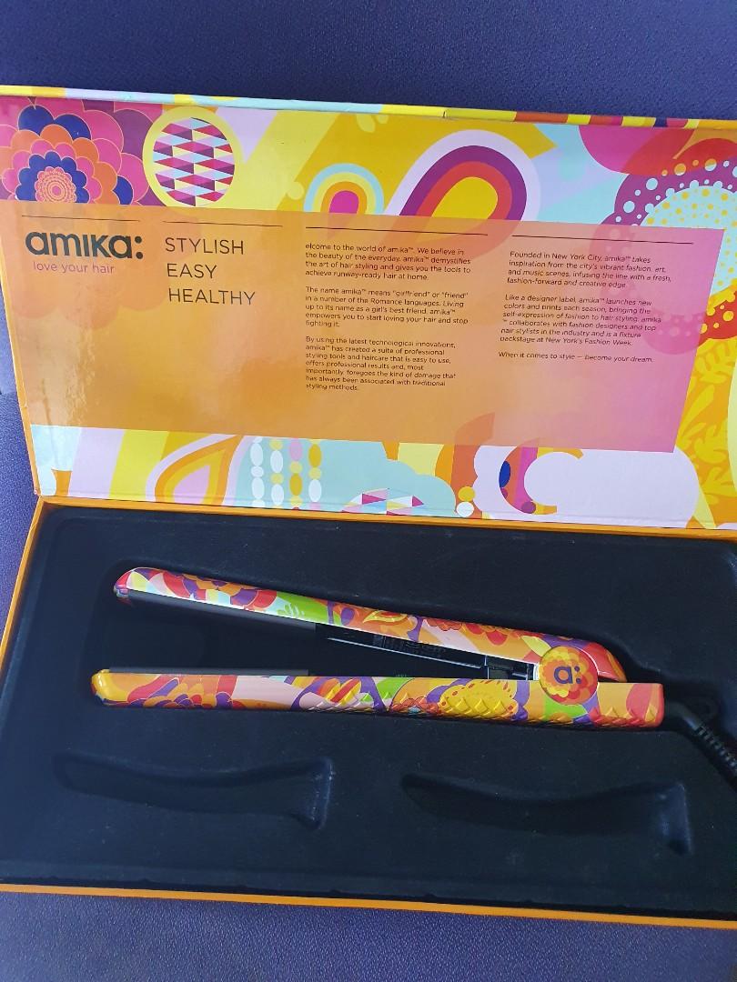 Amika Digital Titanium Hair Straightener Styler Beauty Personal
