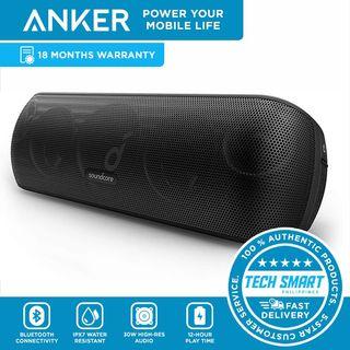 Anker Soundcore Motion+ Bluetooth Speaker with Hi-Res 30W Audio, BassUp, Wireless Speaker, App, Custom EQ, 12H Playtime, Waterproof, USB-C, For Home Office