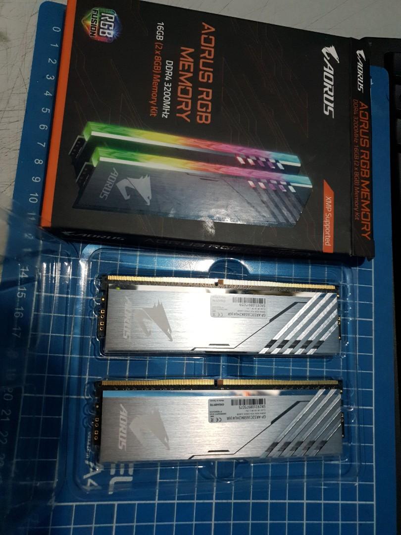 Aorus RGB DDR4 3200mhz ram Computers Tech Parts Accessories