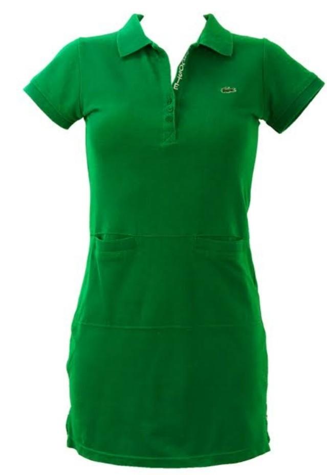 lacoste dress green