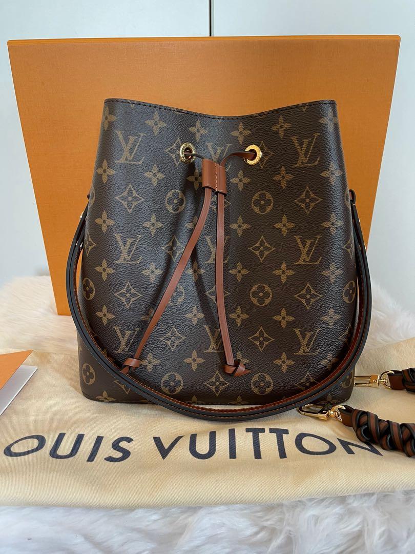 Authentic Louis Vuitton Monogram NeoNoe MM in Caramel, Luxury, Bags &  Wallets on Carousell