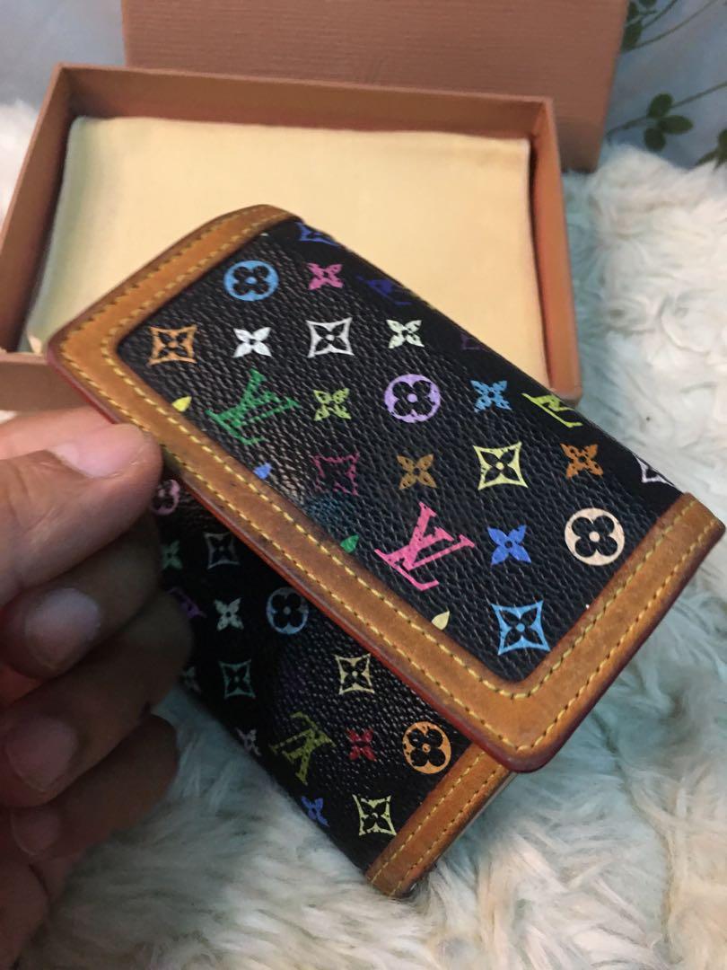 Louis Vuitton Multicolor Noir Bifold Compact Wallet