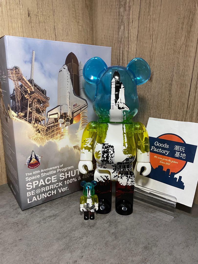 SPACE SHUTTLE BE@RBRICK LAUNCH 100&400% - フィギュア