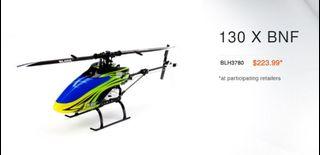 Blade 130X BNF Helicopter [ TAG GYRO FLYBARLESS DRONE ELECTRONIC SPEKTRUM JR FUTABA ]