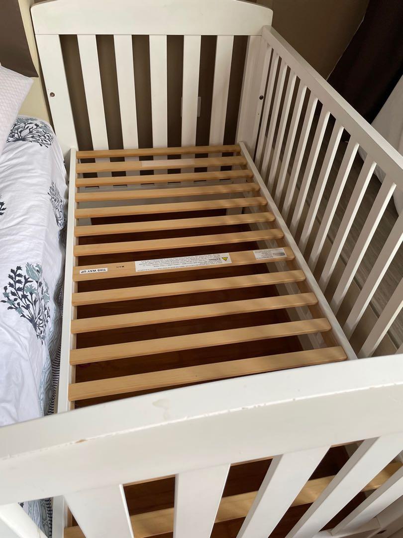 FREE Boori Country Baby Cot white with Boori Mattress Babies