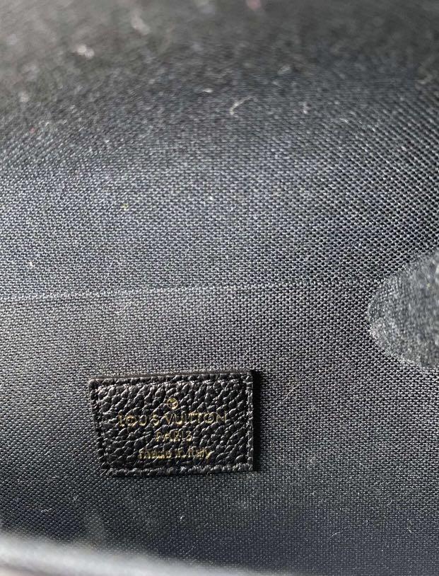 Louis Vuitton Monogram Empreinte Pochette Felicie M82609 Grey Leather  Pony-style calfskin ref.1004503 - Joli Closet