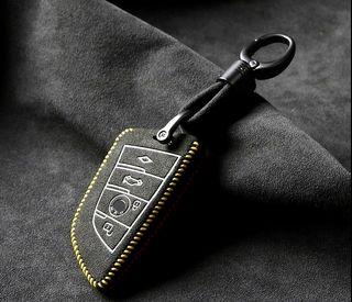 Car Key  Chain Belt Hook (Genuine Alcantara)