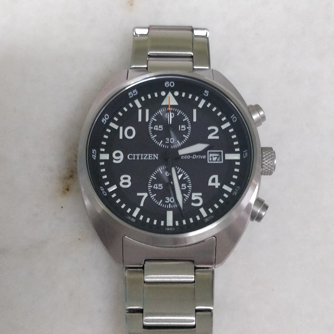 Citizen CA7040 85E Eco Drive Solar Flieger Chronograph Men s