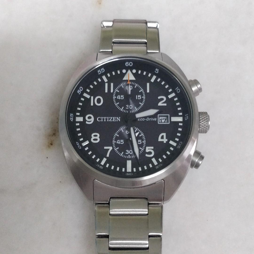Citizen CA7040 85E Eco Drive Solar Flieger Chronograph