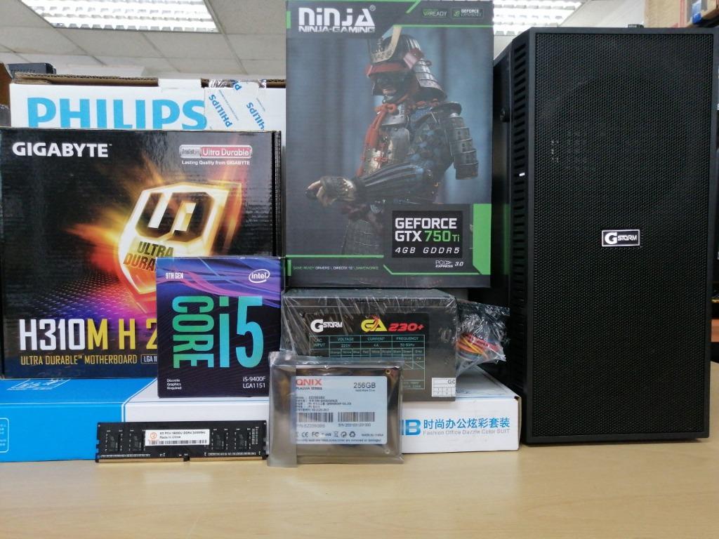 Core I5 9400f With Gtx 750ti 4gb Ninja Pc Set Computers Tech Desktops On Carousell