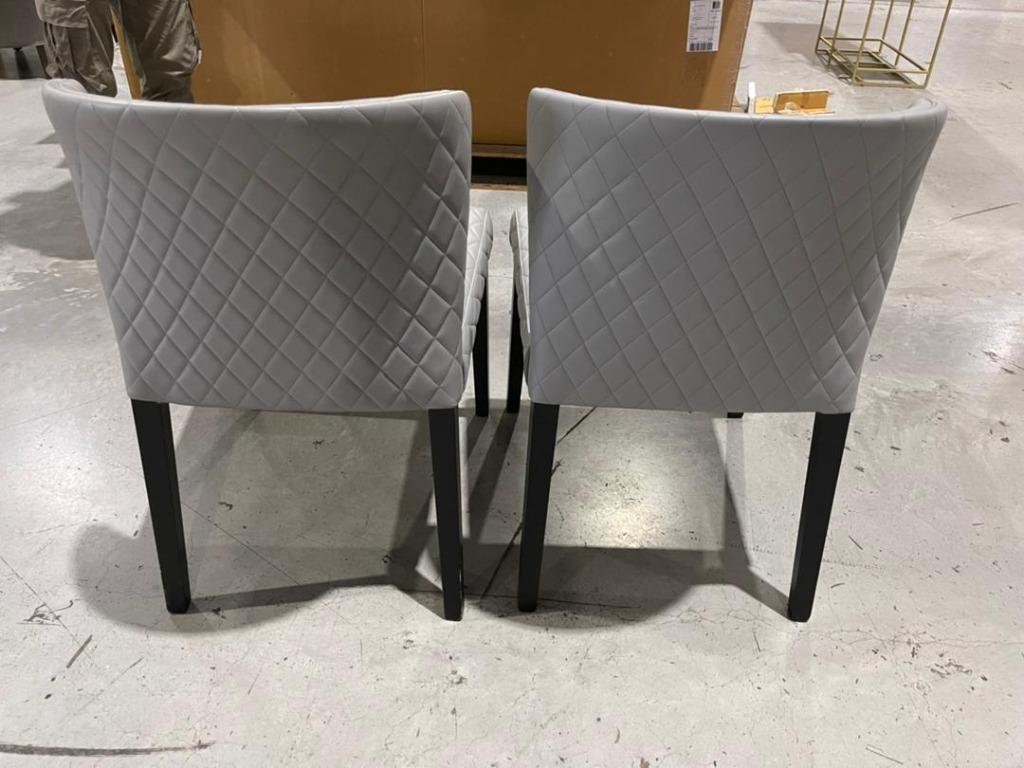 Crate & Barrel Dining Chair x2 pcs Curran, Furniture & Home Living