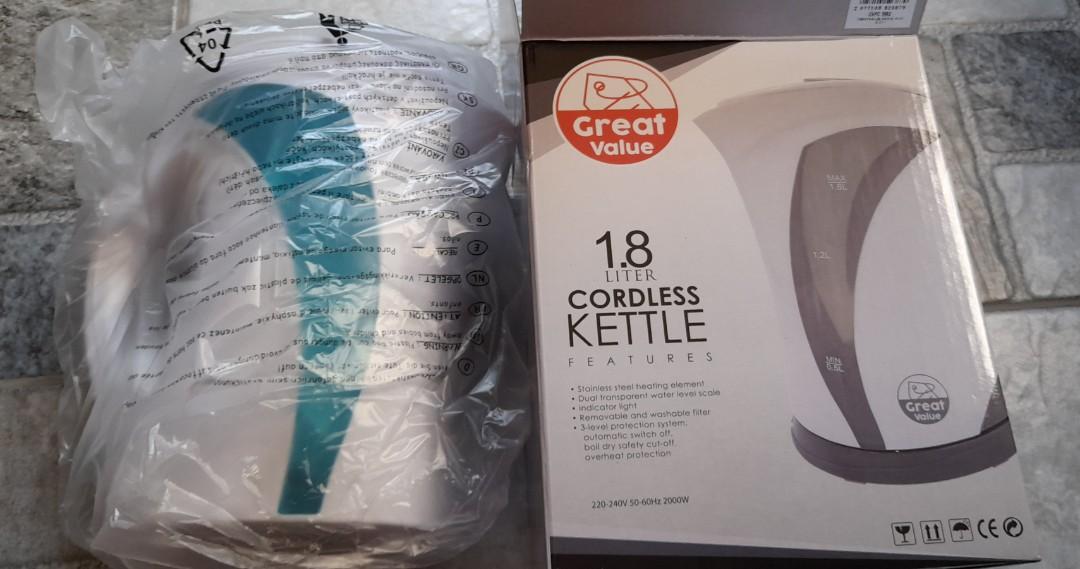 Electric Cordless Kettle GREAT VALUE from Savemore, TV & Home