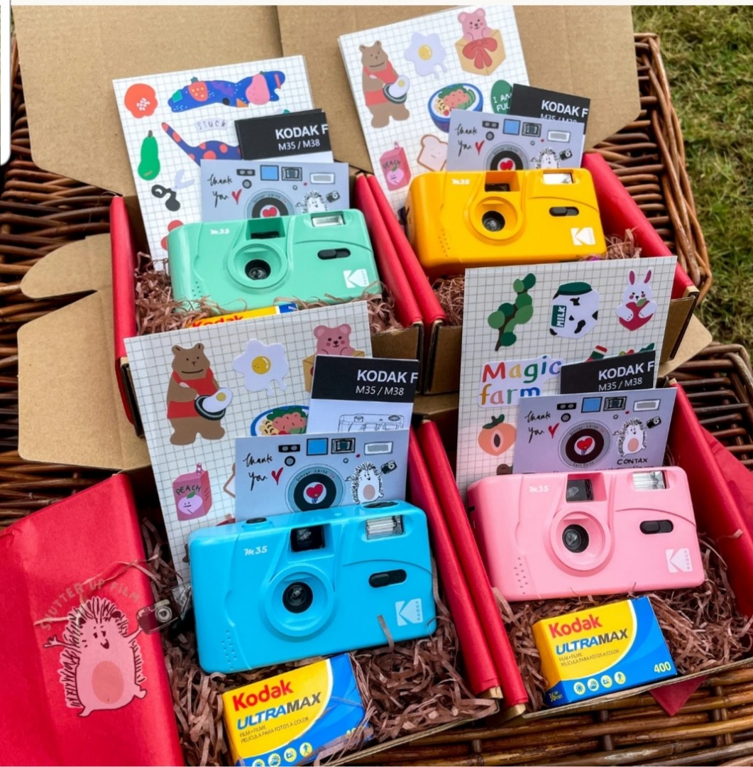 Shutter Up Film Kodak M35 camera in Gift Box shutterup , shutterupfilm, shutterup.film birthday