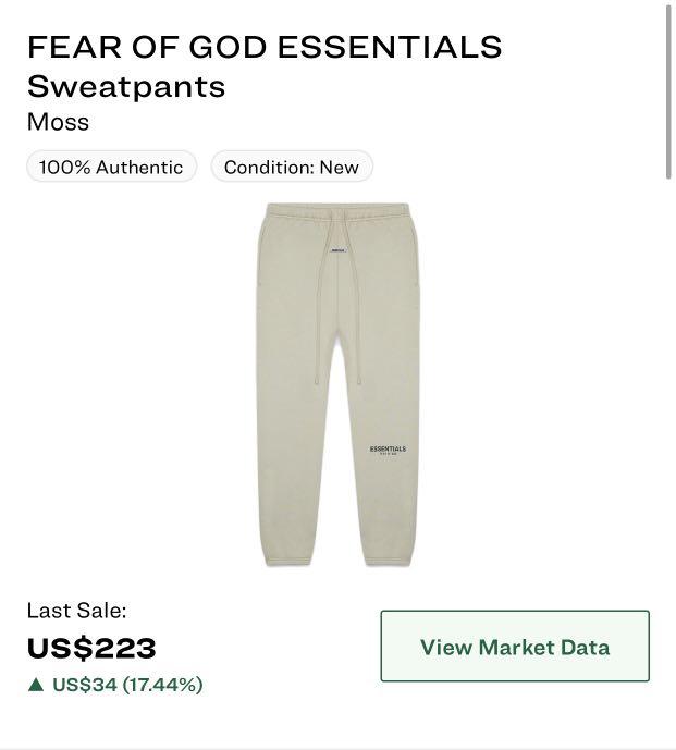 Essentials best sale moss sweatpants