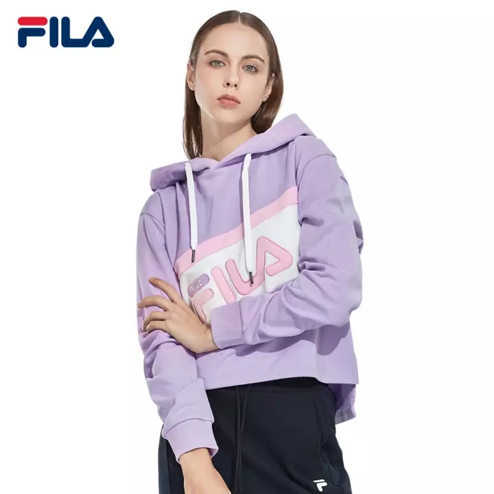 Fila pink lilac hoodie