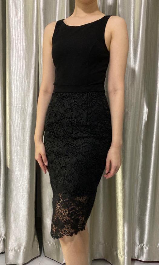 Forever new online ebony lace gown