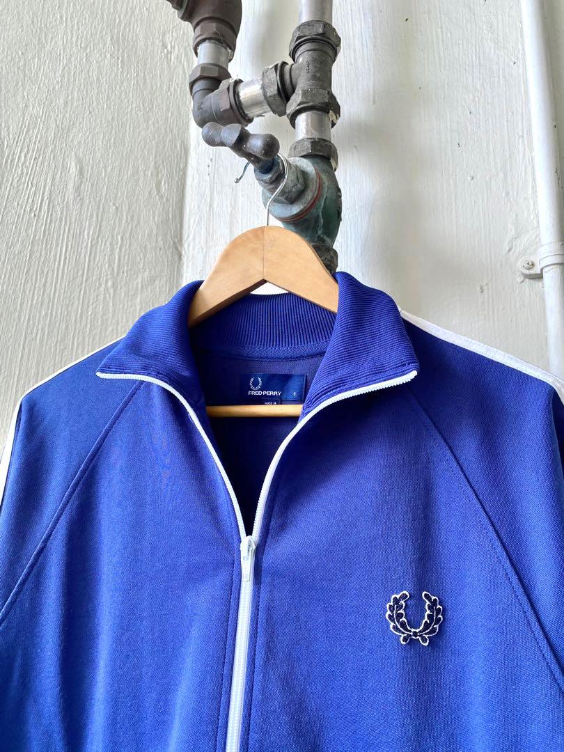 Vintage Fred Perry Blue Taped Jacket Zip Up Men s Fashion Coats