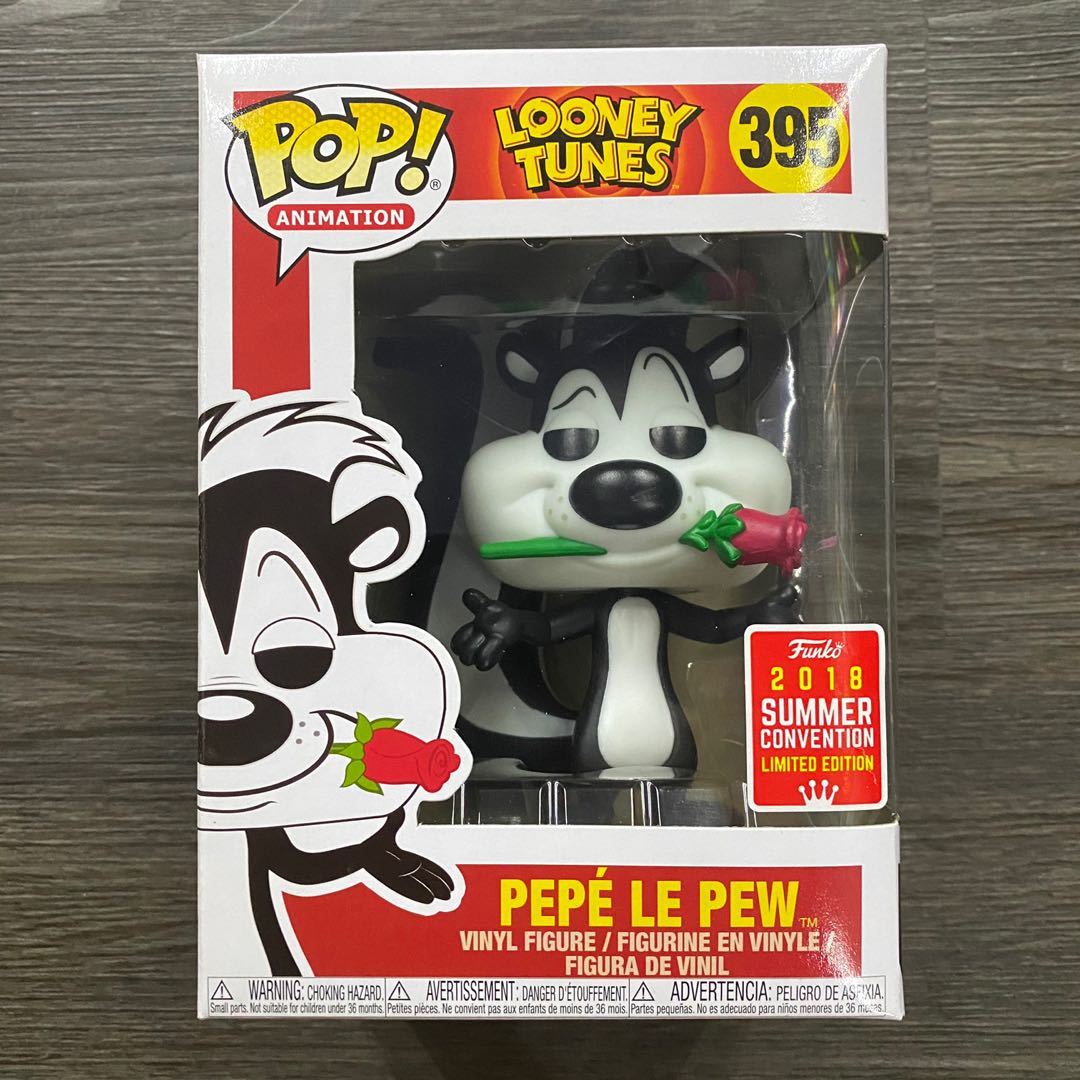 Funko Pop #395: Looney Tunes - Pepe Le Pew [SDCC Exclusive], Hobbies ...