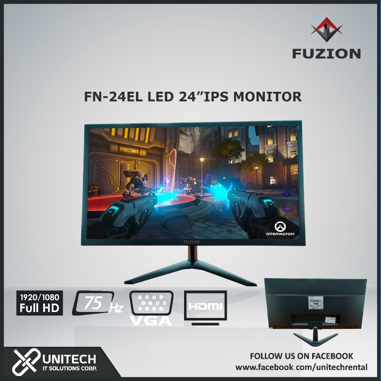 FUZION 24" IPS MONITOR on Carousell