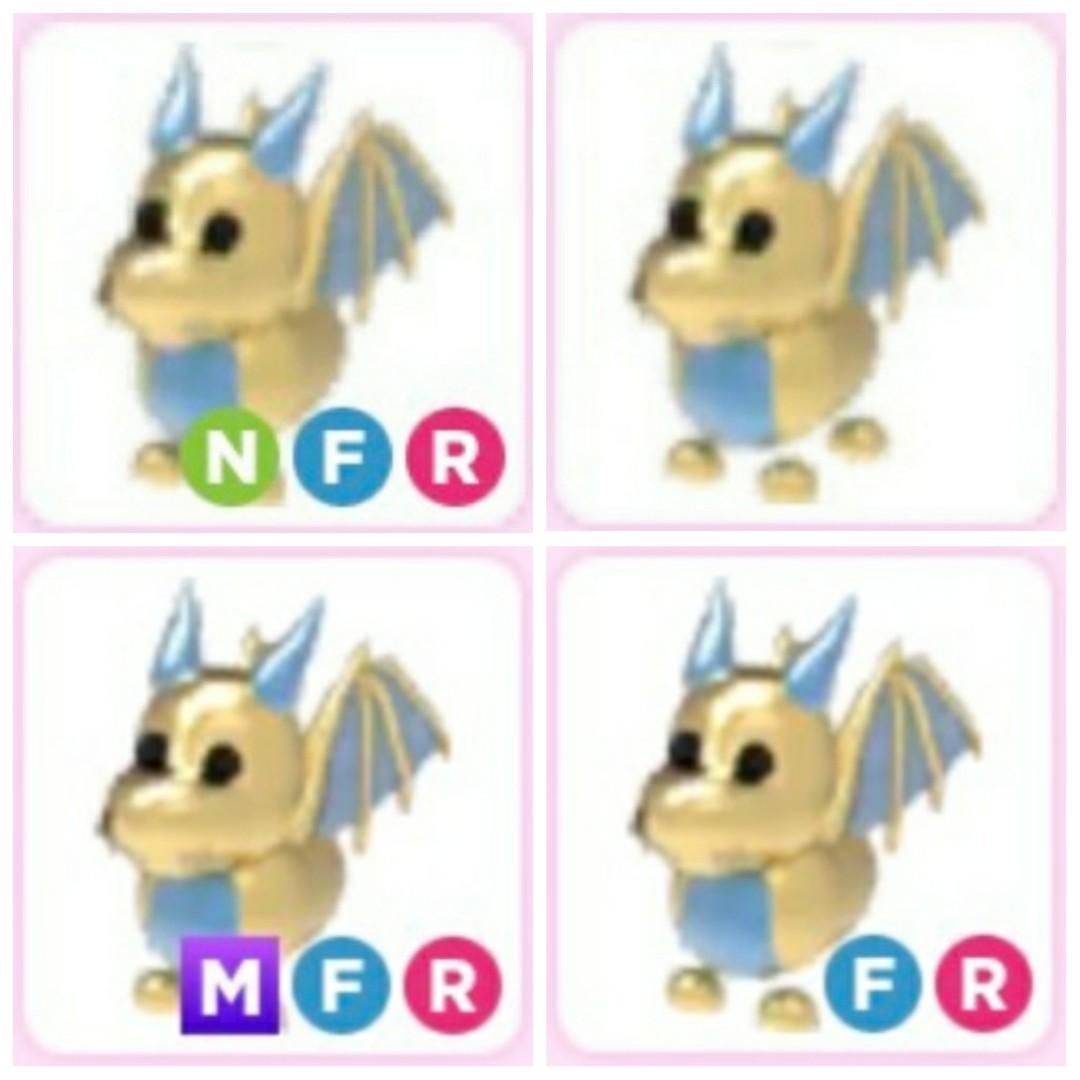 Golden Dragon Normal N Mfr Adopt Me Pet Roblox Video Gaming Gaming Accessories Game Gift Cards Accounts On Carousell