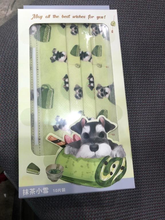 Good Mask X Muchen 口罩 抹茶小雪史納莎限量版 美容 化妝品 指甲美容 香水 其他 Carousell