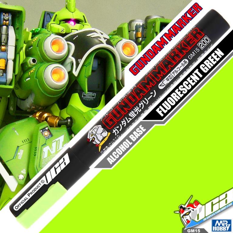 Gundam Marker Mr. Hobby GSI Ceros GM15 Fluorescent Green