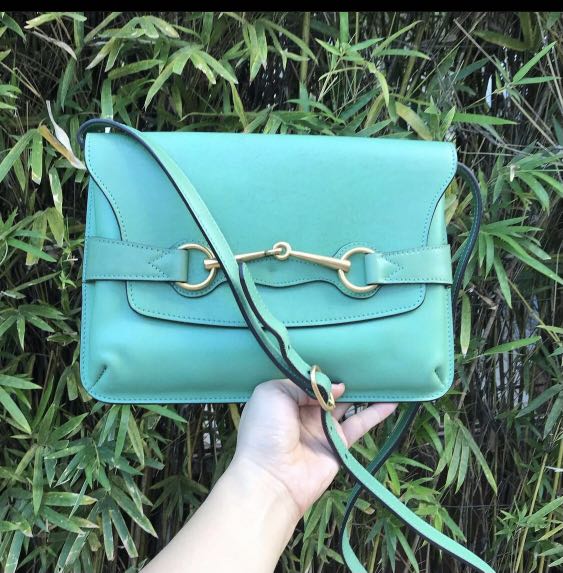 gucci green sling bag