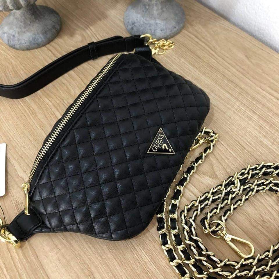 Guess quilted belt bag shop