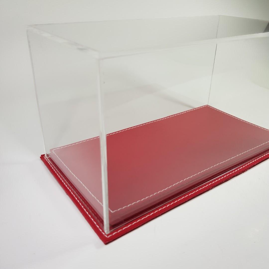 Hayashi Premium Leather Display Case (Red) (Category: Cases & Covers) located in Valenzuela. Submitted by lim_lance (Listing ID 1088190558, Image 2). Description: Made for your 1/24 car models and 1/12 motorcycle models. Available colors: Navy Blue Beige Gray Red Yellow Dimensions: 240x125x120 mm Thickness: 3mm Please allow 2-3mm difference due to manual measurement. Models not included..