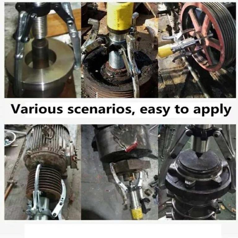 HH ThreeJaw Hydraulic Gear Puller 5/10/15 Ton, Commercial