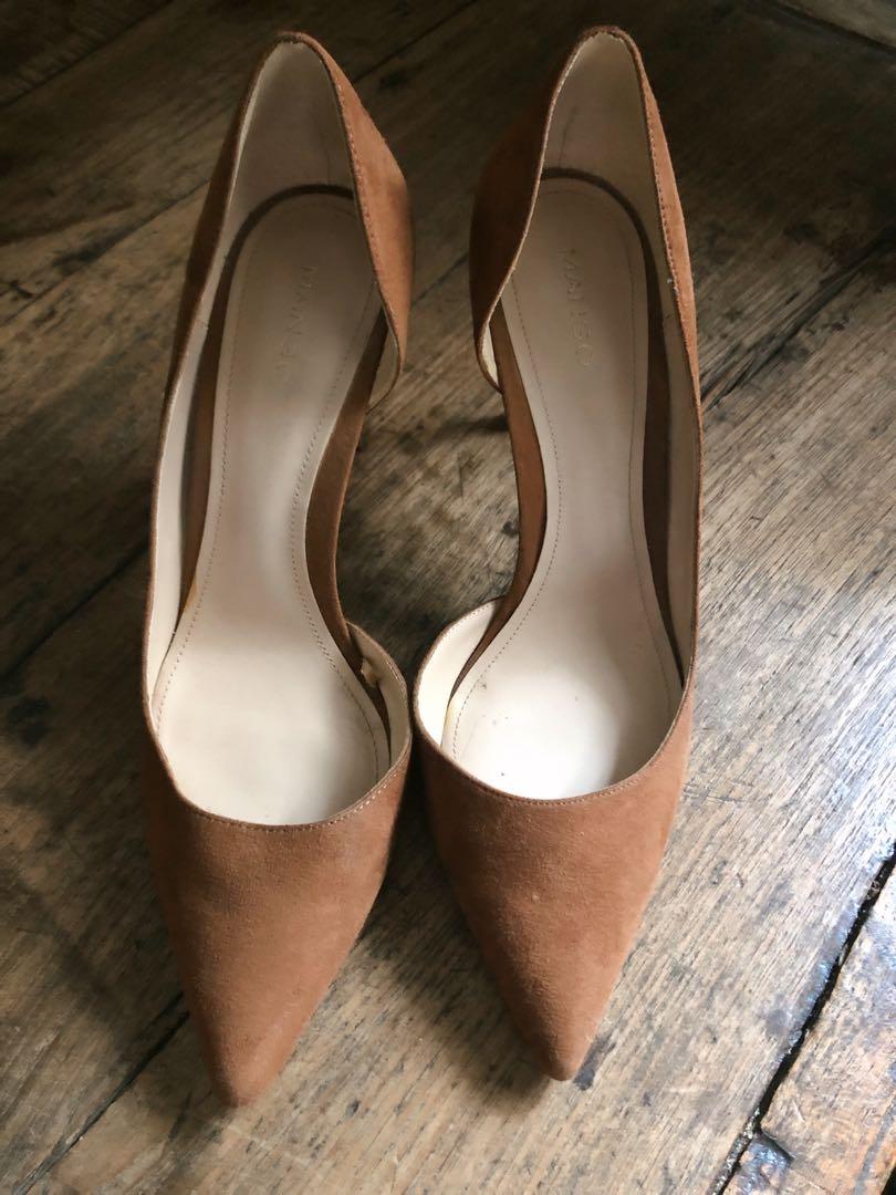 High heels mango, Fesyen Wanita, Sepatu 