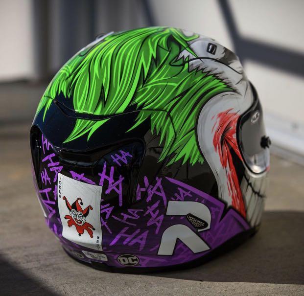 HJC Joker Full Face Helmet XXL, Motorcycles, Motorcycle Apparel on