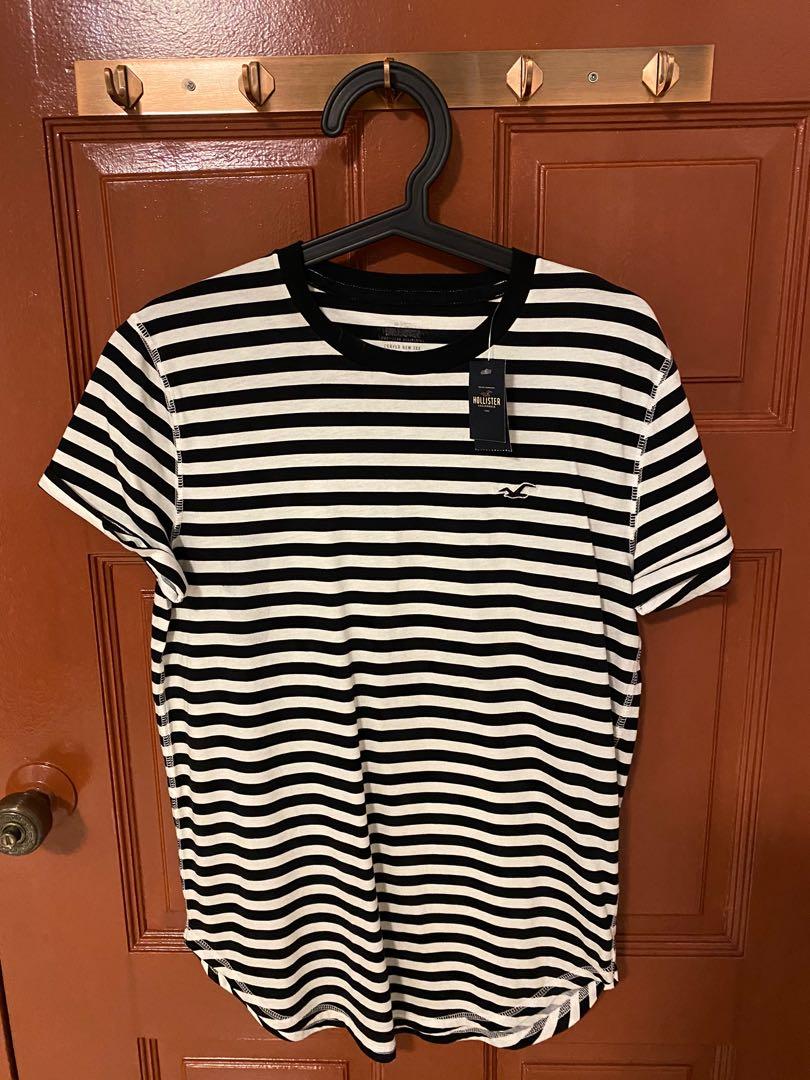 Hollister mens striped shirt hot sale