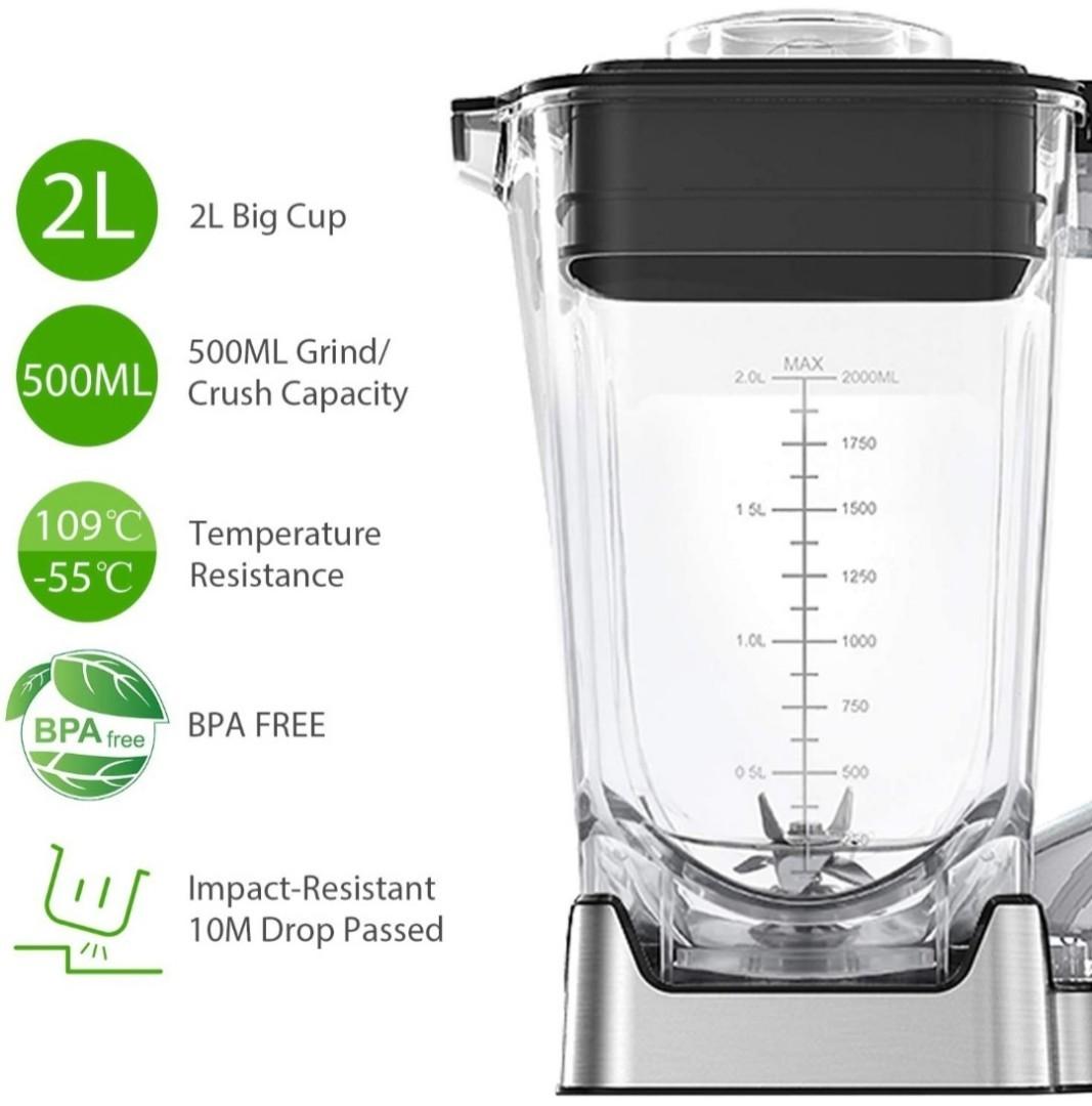 homgeek 2000W HighSpeed Professional Blender. Model /NY8188MJB, TV