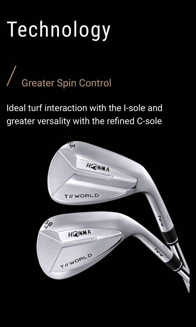 Honma TW 50 degree gap wedge, 9* bounce., Sports Equipment, Sports