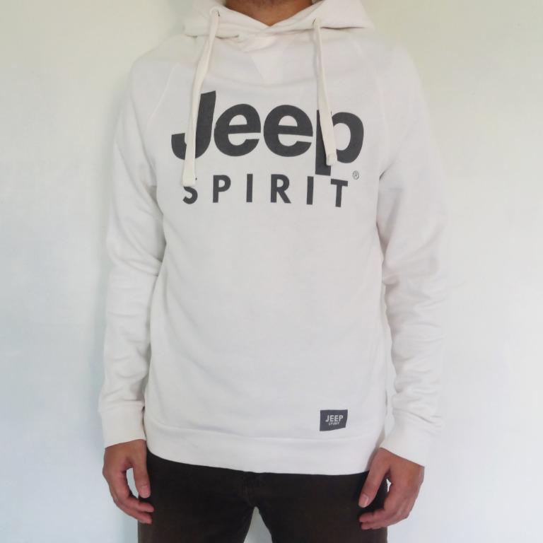 Hoodie Jeep Spirit Original, Fesyen Pria, Pakaian , Baju Luaran di Carousell
