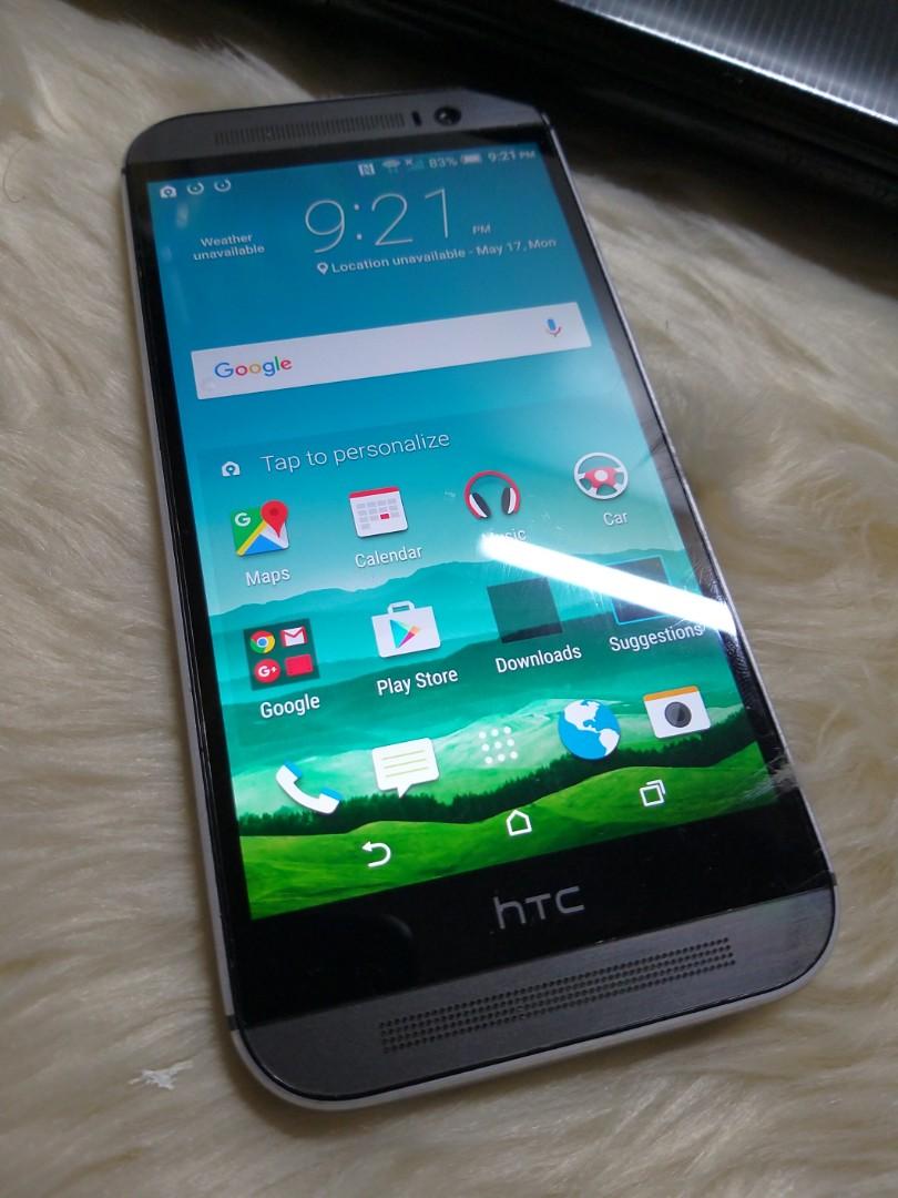 HTC One MB (Category: Android Others) located in Mandaluyong City. Submitted by vintagemom (Listing ID 1088241610, Image 2). Description: with cable charger no issues apps updated.